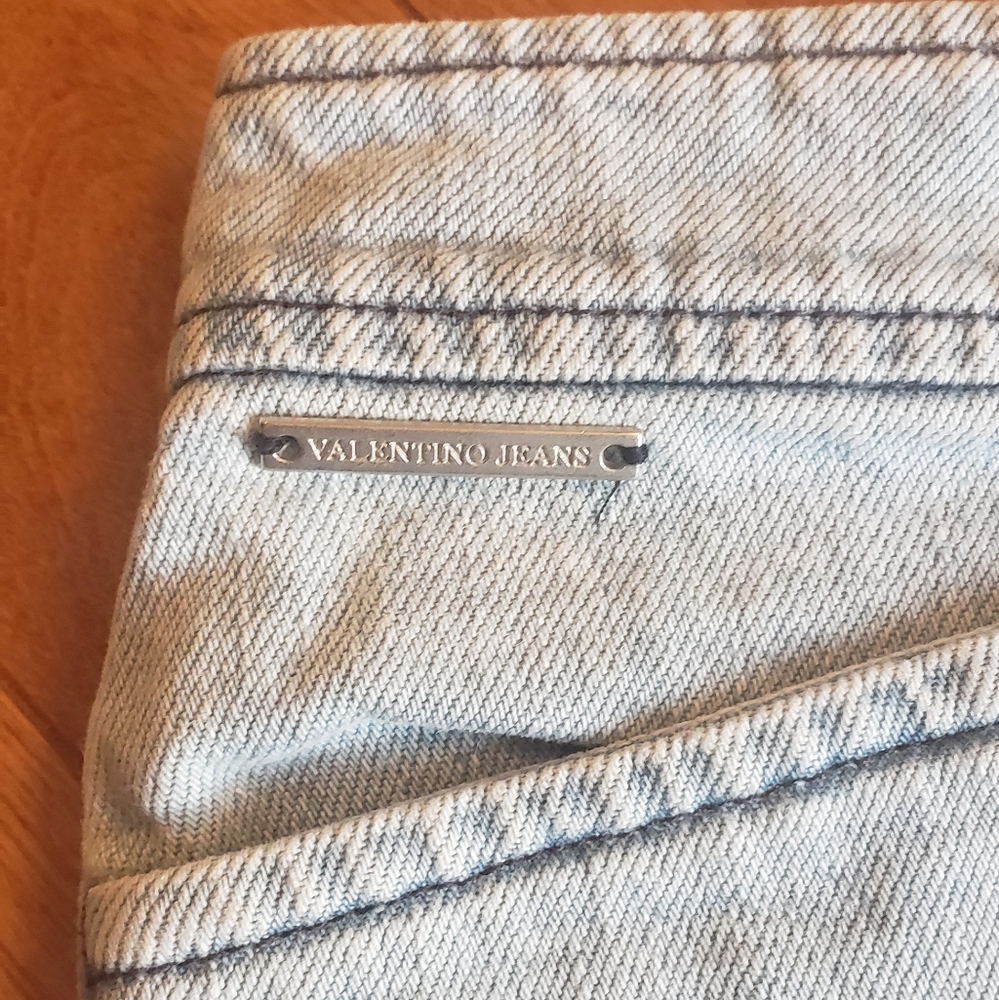 Vintage Valentino Jean Denim Skirt